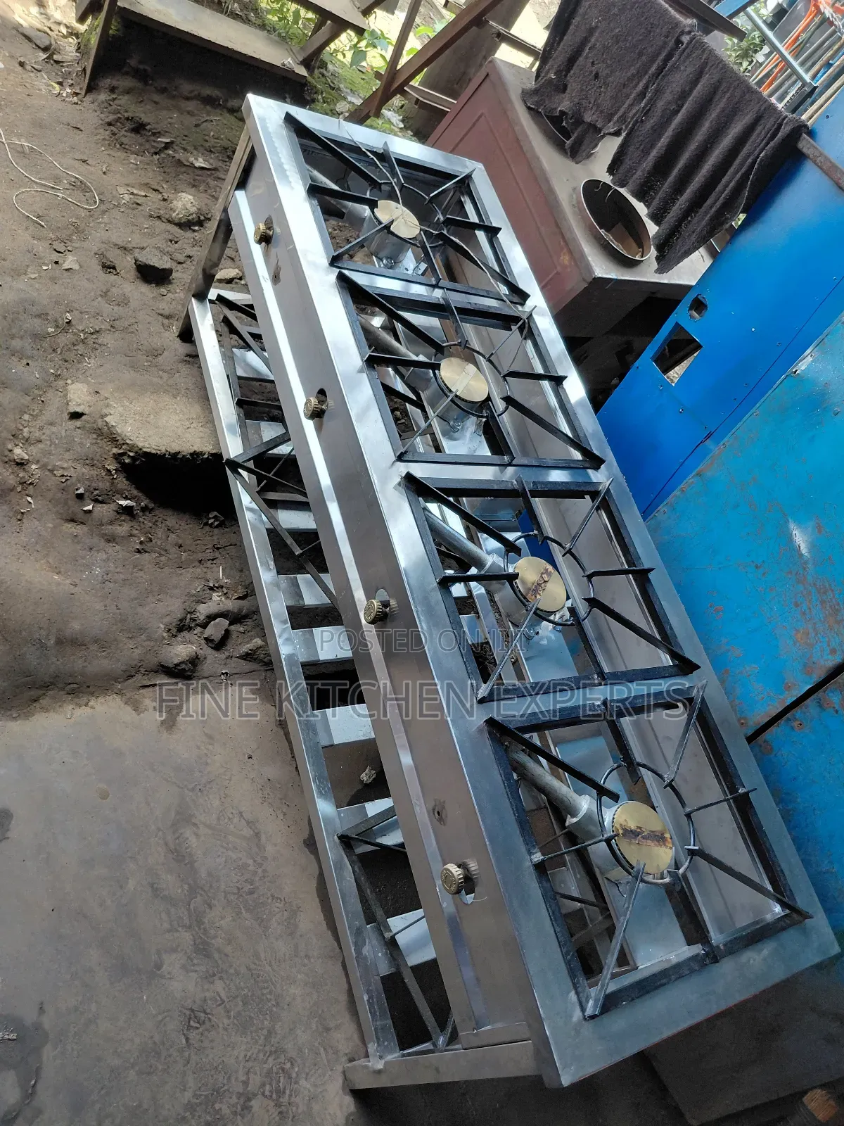 Stainless Steel 4 Burners