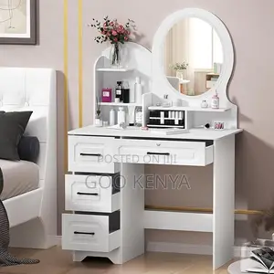 Home Dresser ; Wooden Vanity Makeup Desk