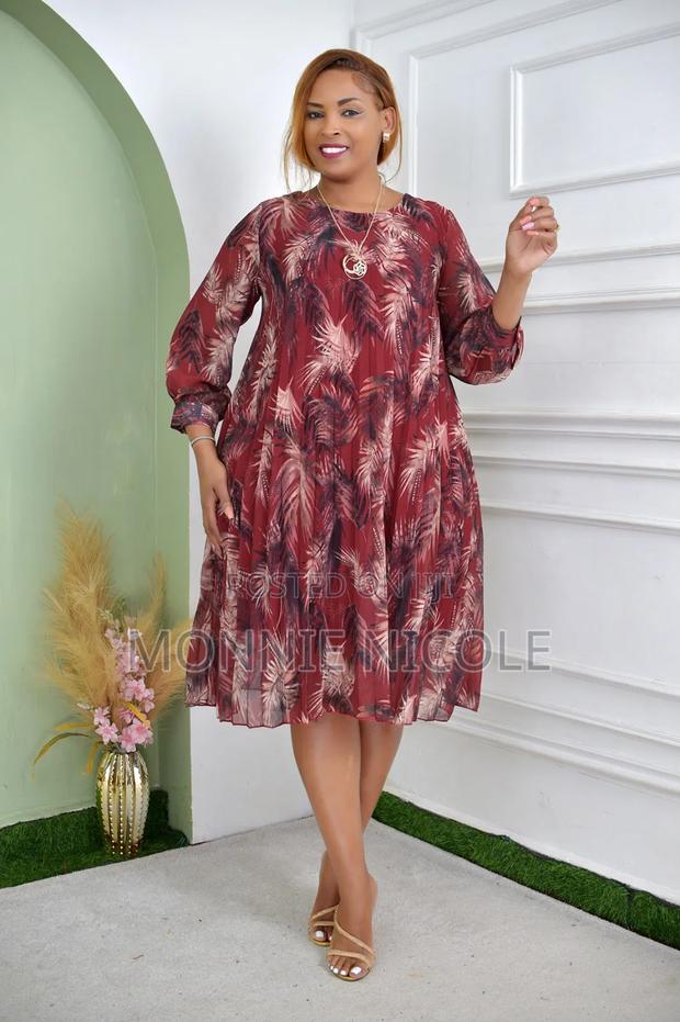 Classy Chiffon Shift Dress👌