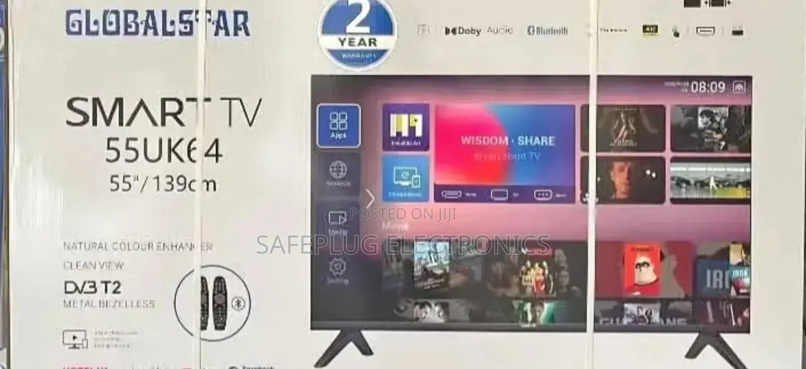 Tv Global Star 55 Inch Smart Tv (Dvb-t2 Full Hd)