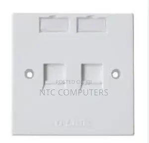 NFP-0whi21 Dual Faceplate Withshutter Id Plate - White