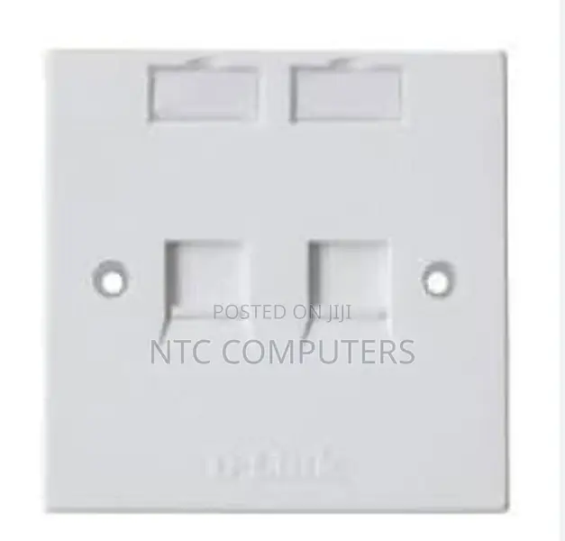 NFP-0whi21 Dual Faceplate Withshutter Id Plate - White
