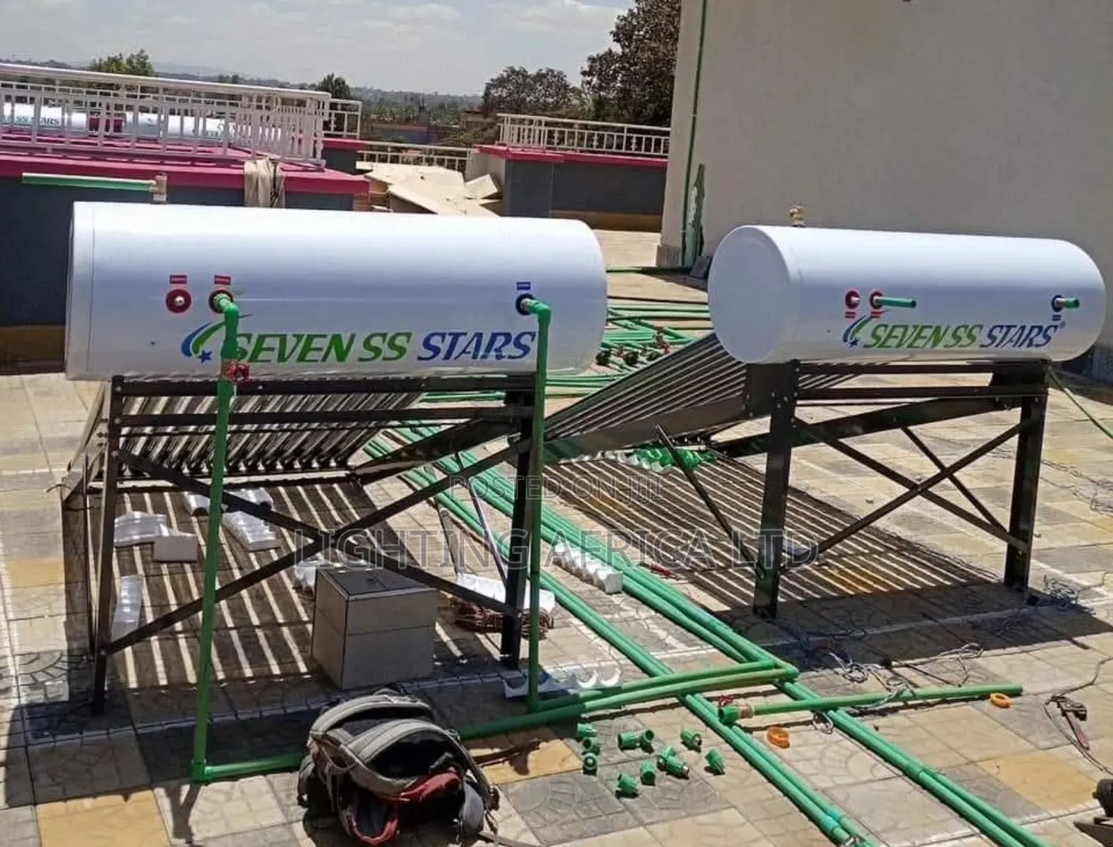 200 Litres Stainless Non Pressure Vacuum Tube Water Heater