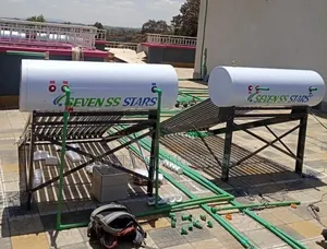 200 Litres Stainless Non Pressure Vacuum Tube Water Heater