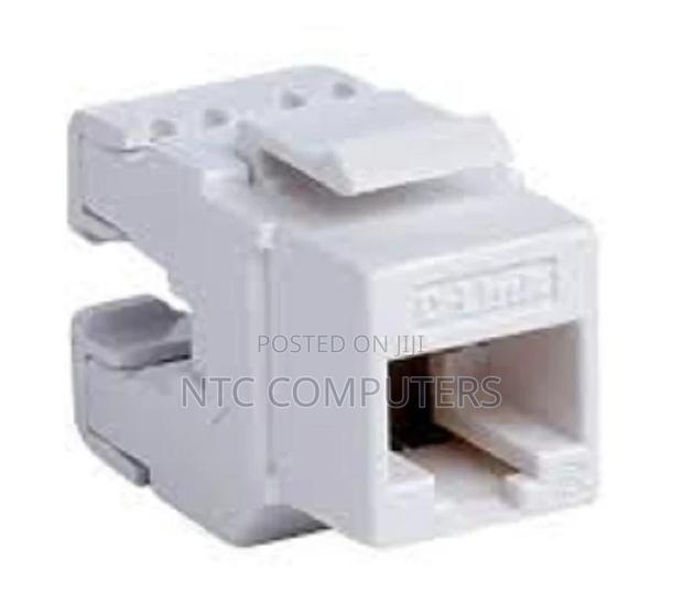 NKJ-C6whi1b21 Cat6 Utp Keystone Jack,Whi - main view