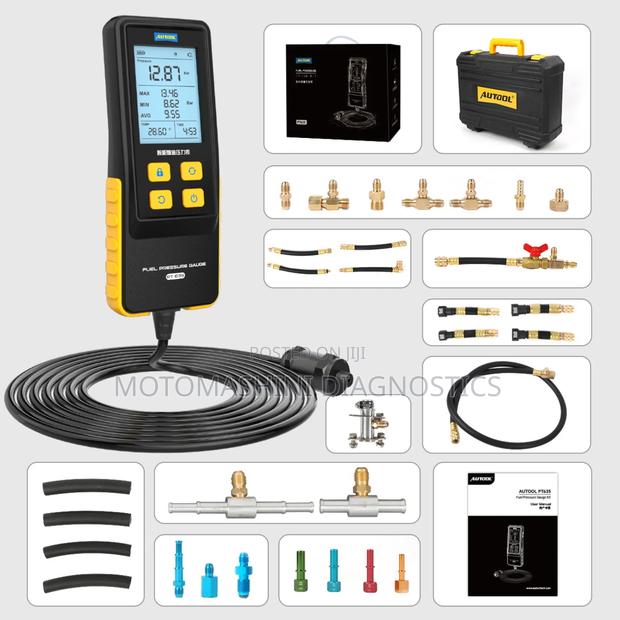 Autool Pt635 Digital Vehicle Fuel Pressure Tester Kit