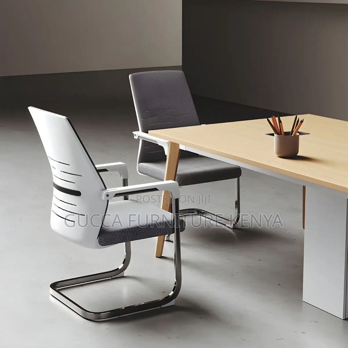 Office Chair: Ergonomic Desk Chair Without Wheels for Board
