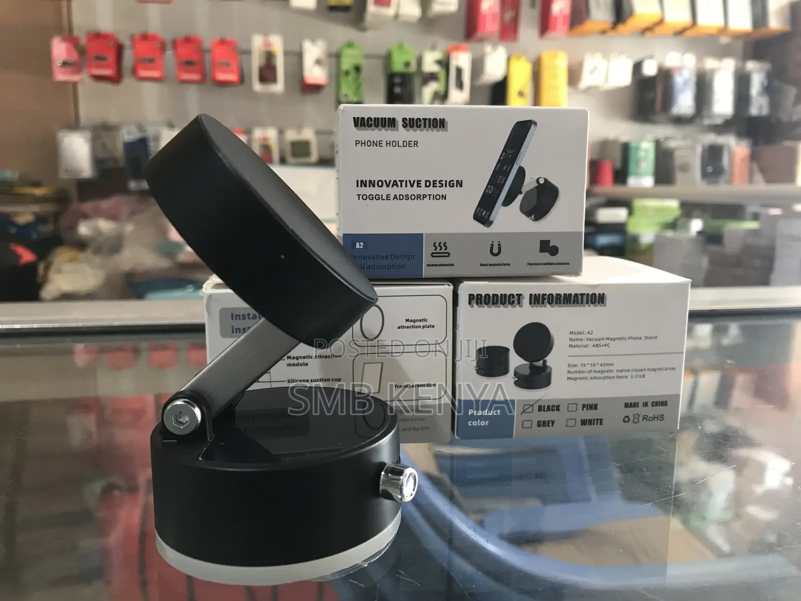 Vaccum Suction Phone Holder