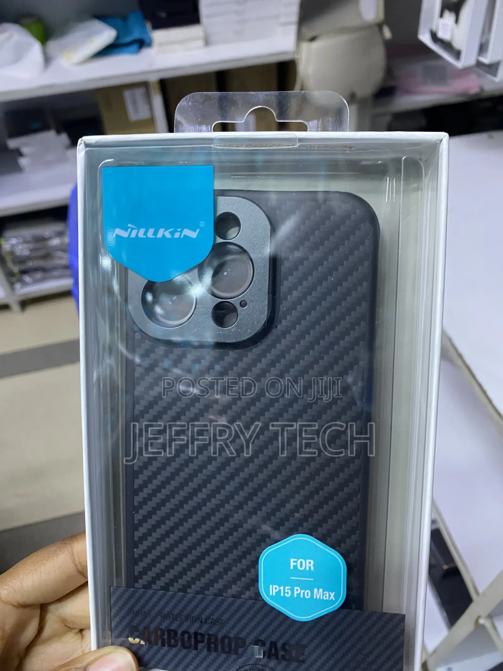 Gimenohig Metal Aramid Carbon Fiber Case for iPhone 15 Pro