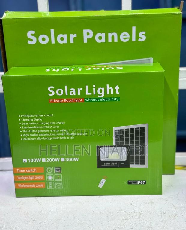 Solar Light Floodlight 100w - main view