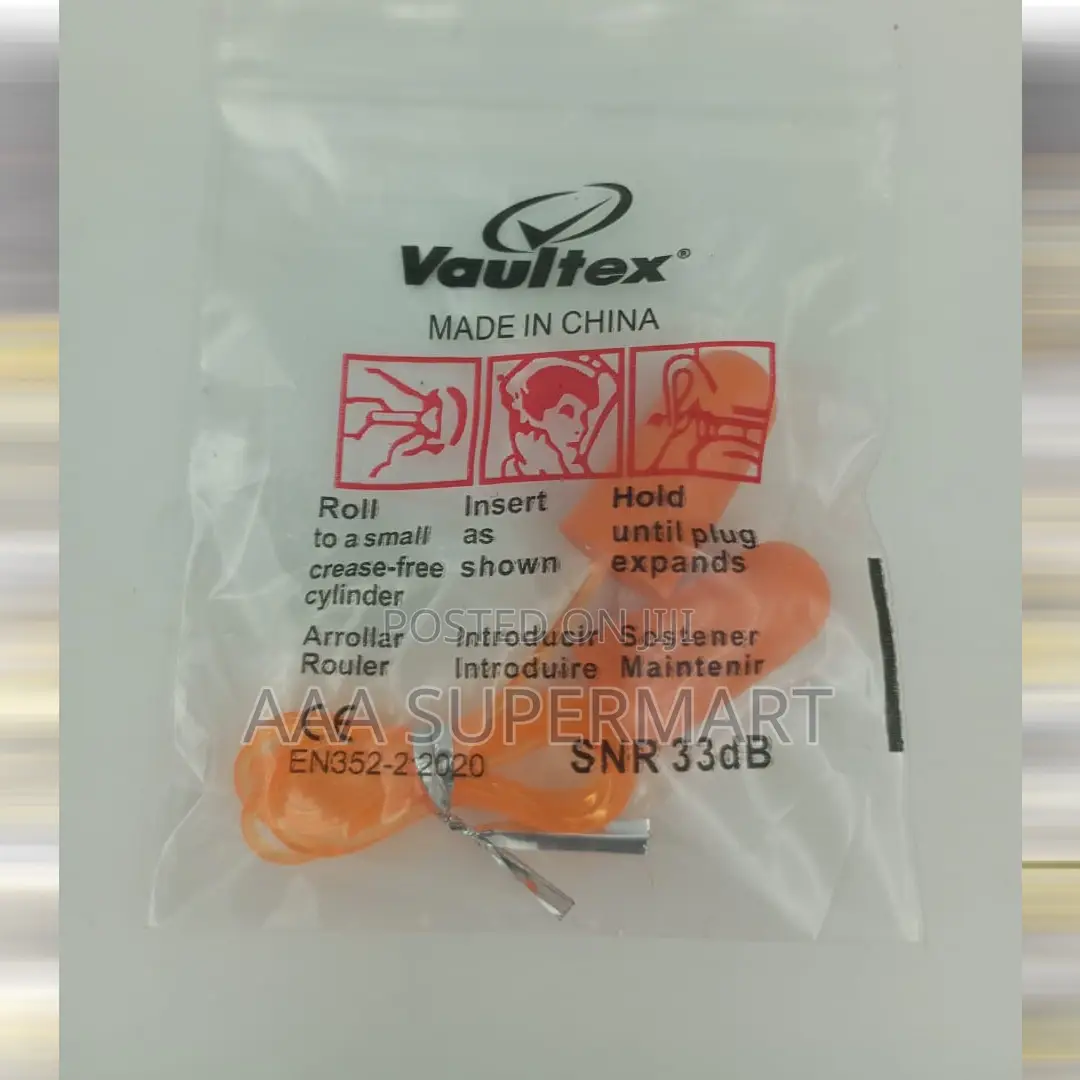 Vaultex Ear Plug Snr33db