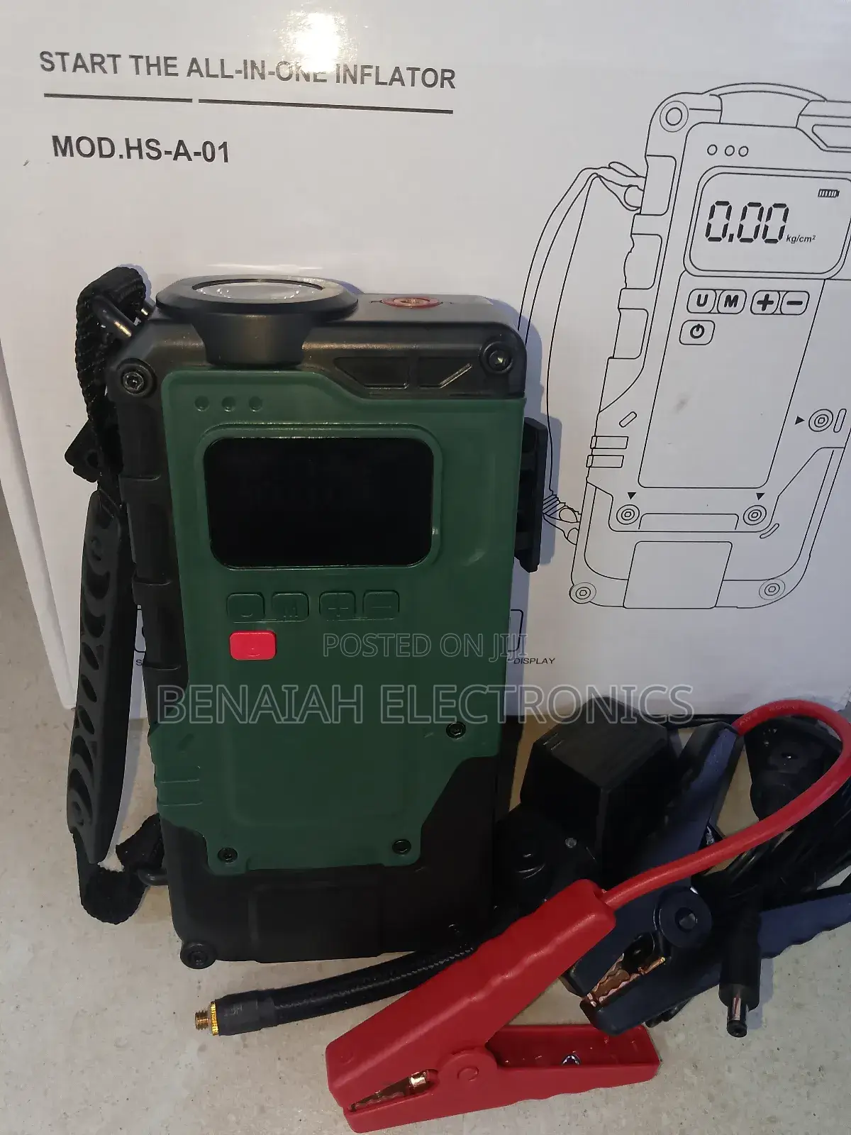 Jump Starter With Inflator.Very Reliable Jumpstart