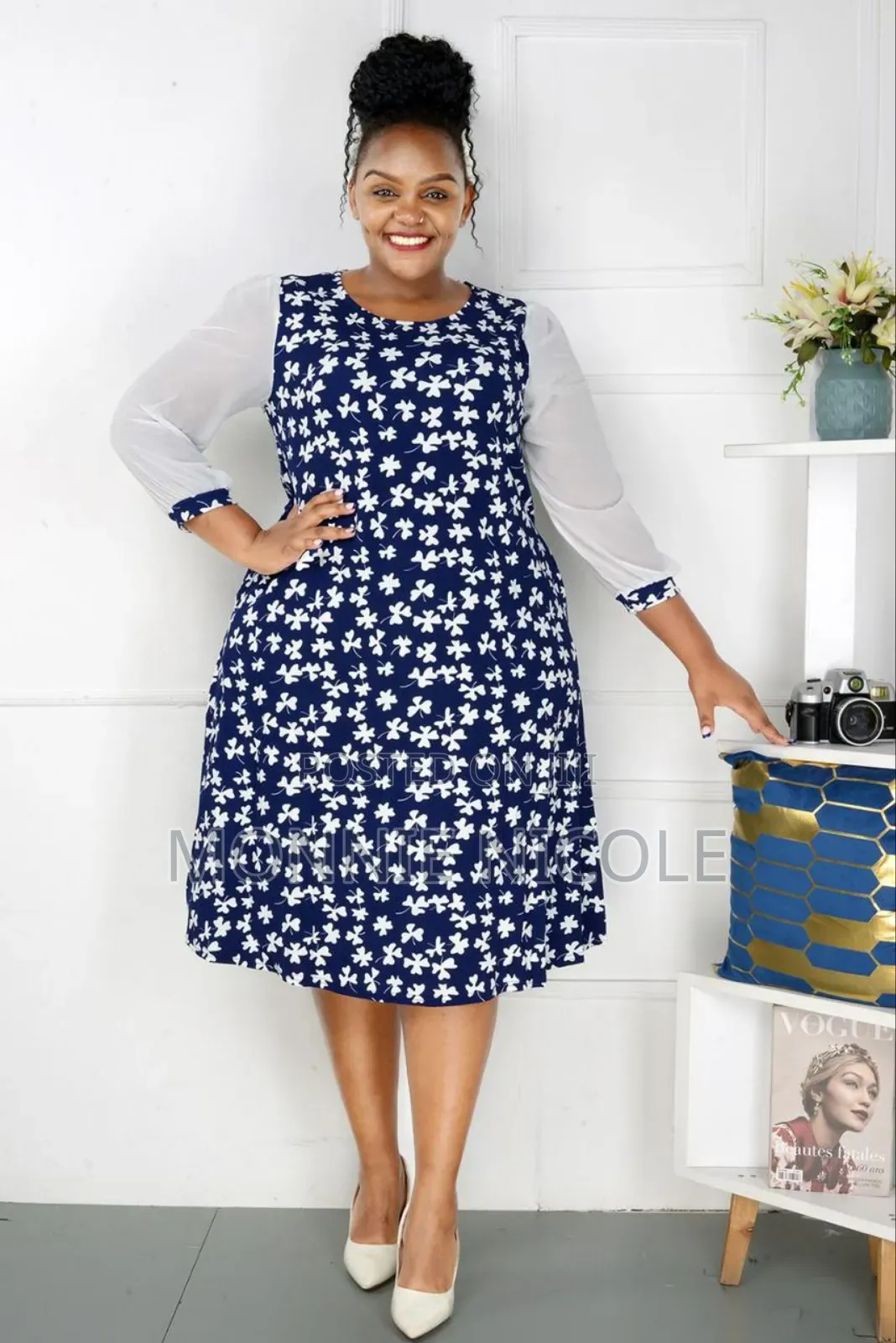 Stylish Maternity Dress/Free Dress/ Pregnant Friendly