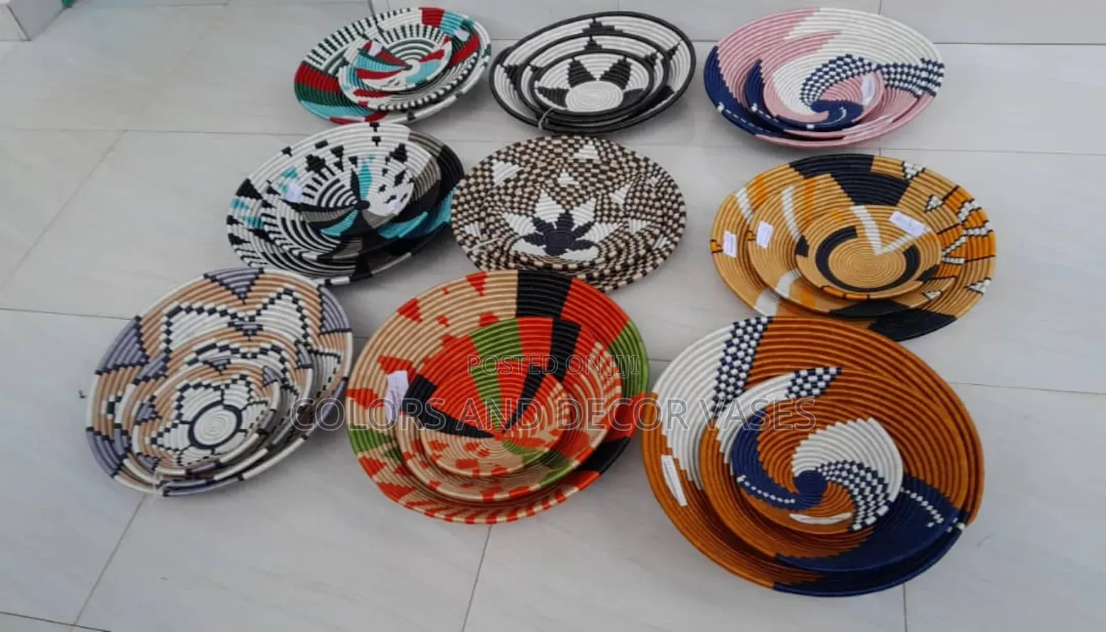 Big Decorative Decor Baskets
