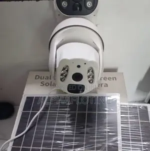 Ubox Dual Lens Dual Screen Solar PTZ Camera