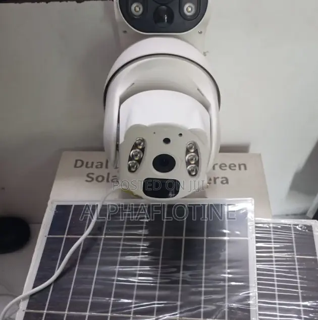 Ubox Dual Lens Dual Screen Solar PTZ Camera