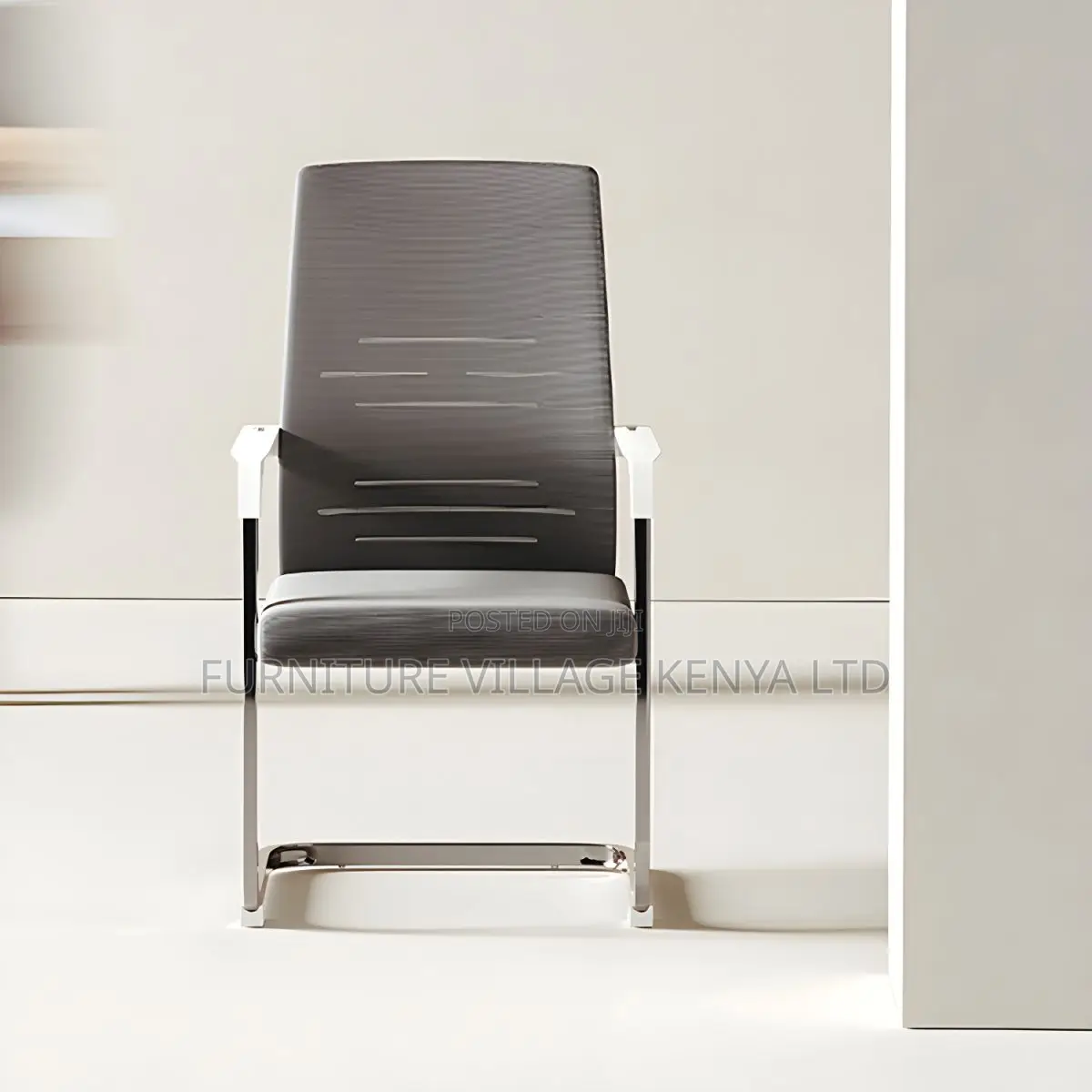 Office Chair: Fixed-Leg Ergonomic Meeting Executive Chair