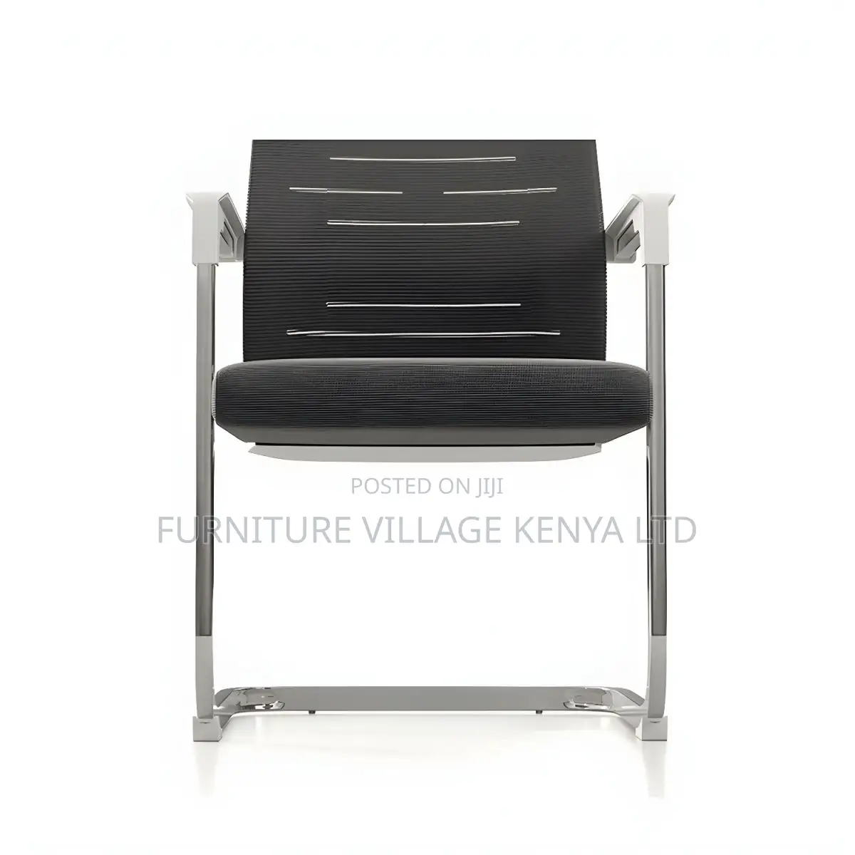 Office Chair: Fixed-Leg Ergonomic Meeting Executive Chair