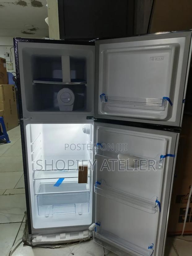 Mika 138 LSD Double Door Fridge Silver - thumbnail 2