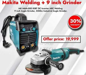 500ah Makita Welding Machine +9" Makita Grinder