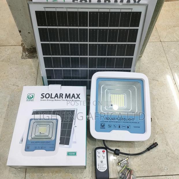 100 Watt's Solarmax Flood Light (12hrs)