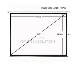 Lw Manual Projector Screen 200cm by 200cm