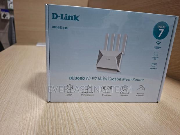 D-Link Be3600 Wi-Fi 7 Dual-Band Mesh Router - Dir-Be364k - main view
