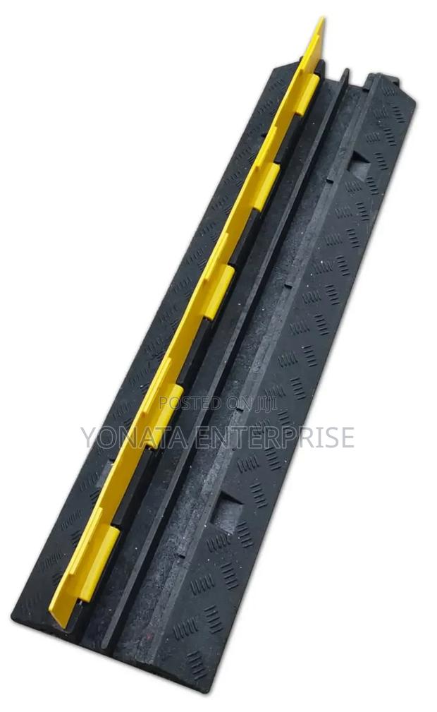 2 Channel Rubber Floor Electrical Cable Protector