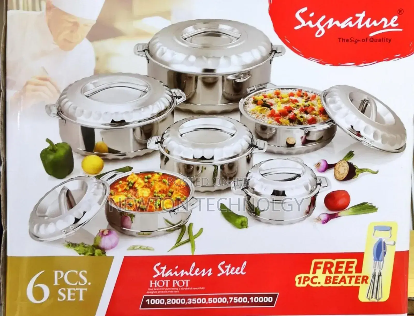 Signature 6pcs Hotpots