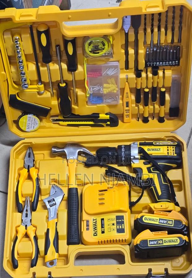 36v Dewalt Cordless Toolkit - main view