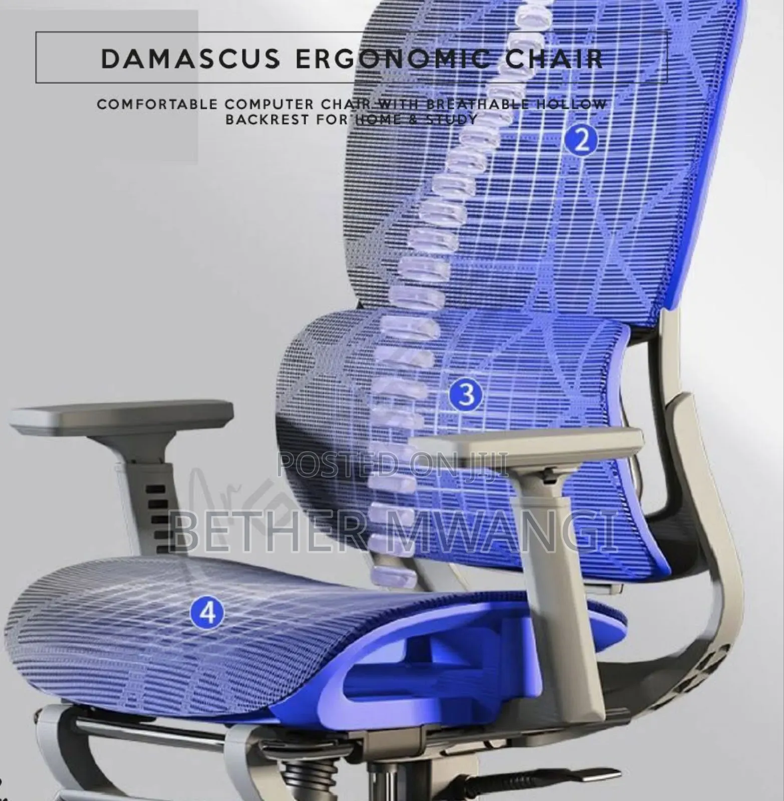 Damascus Ergonomic Office Chair in Kenya