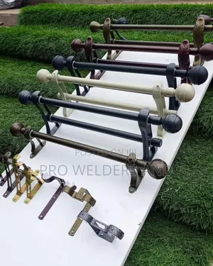 . "Strong Support, Sleek Design – The Perfect Curtain Rods"