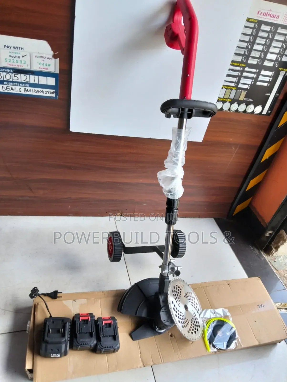 Cordless Brushcutter 48v With Accessories