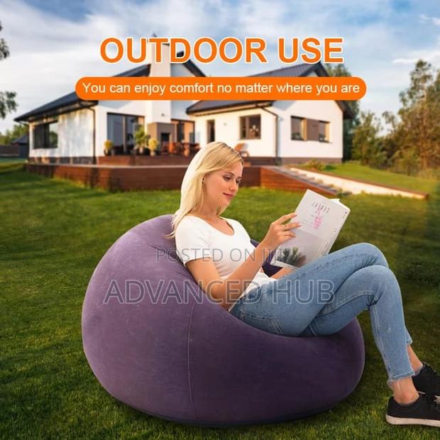 Inflatable Bean Bag With Free Manual Pump - thumbnail 2