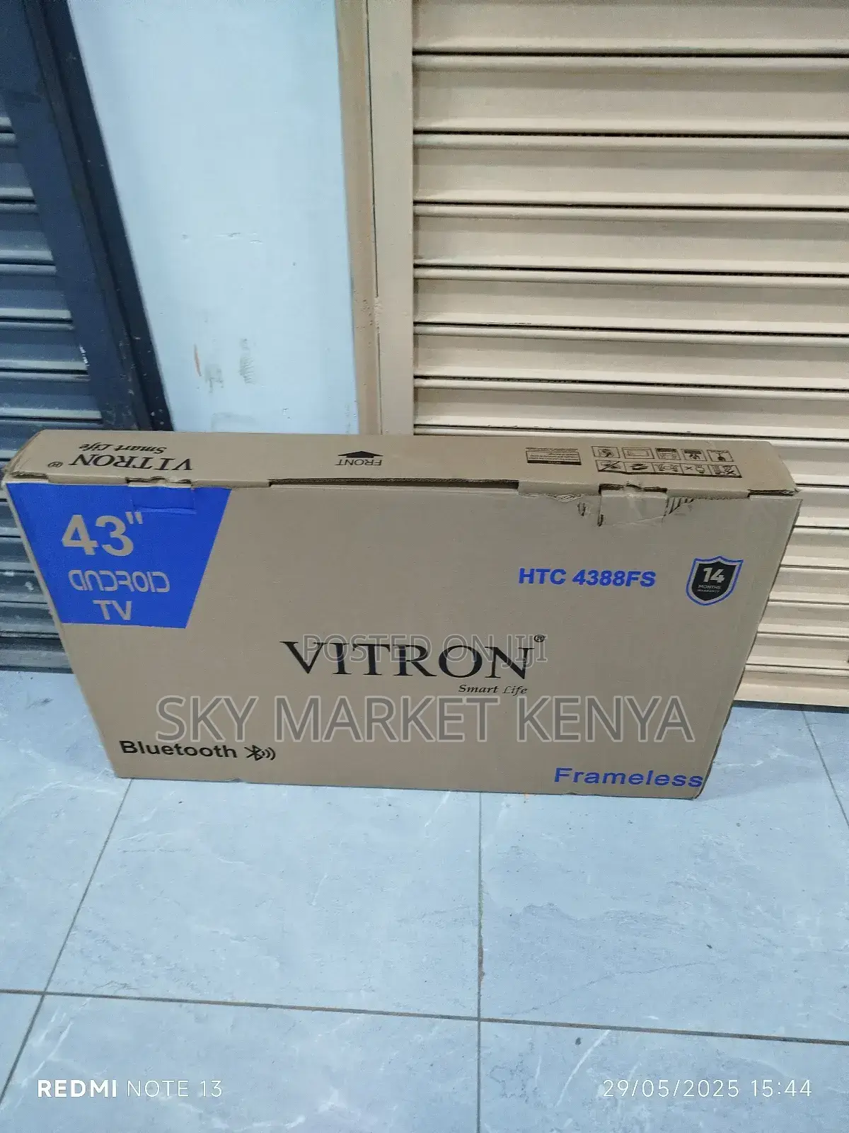 Vitron 43 Inch Smart Android Frameless Tv
