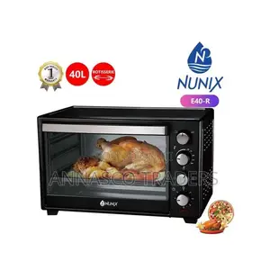 Nunix 40l Electric Rotisserie Oven For Baking And Grilling