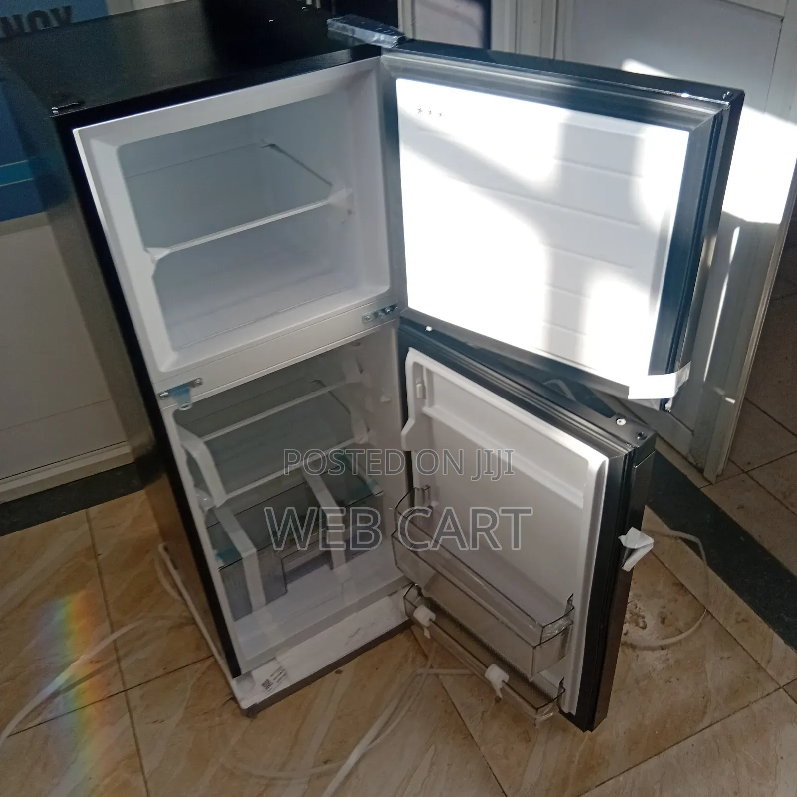 Midea Double Door Fridge 127l –Brand New Mdrt187fgg28