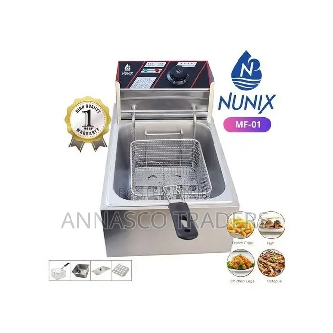 Nunix Electric Deep Fryer Machine 6l-2500w
