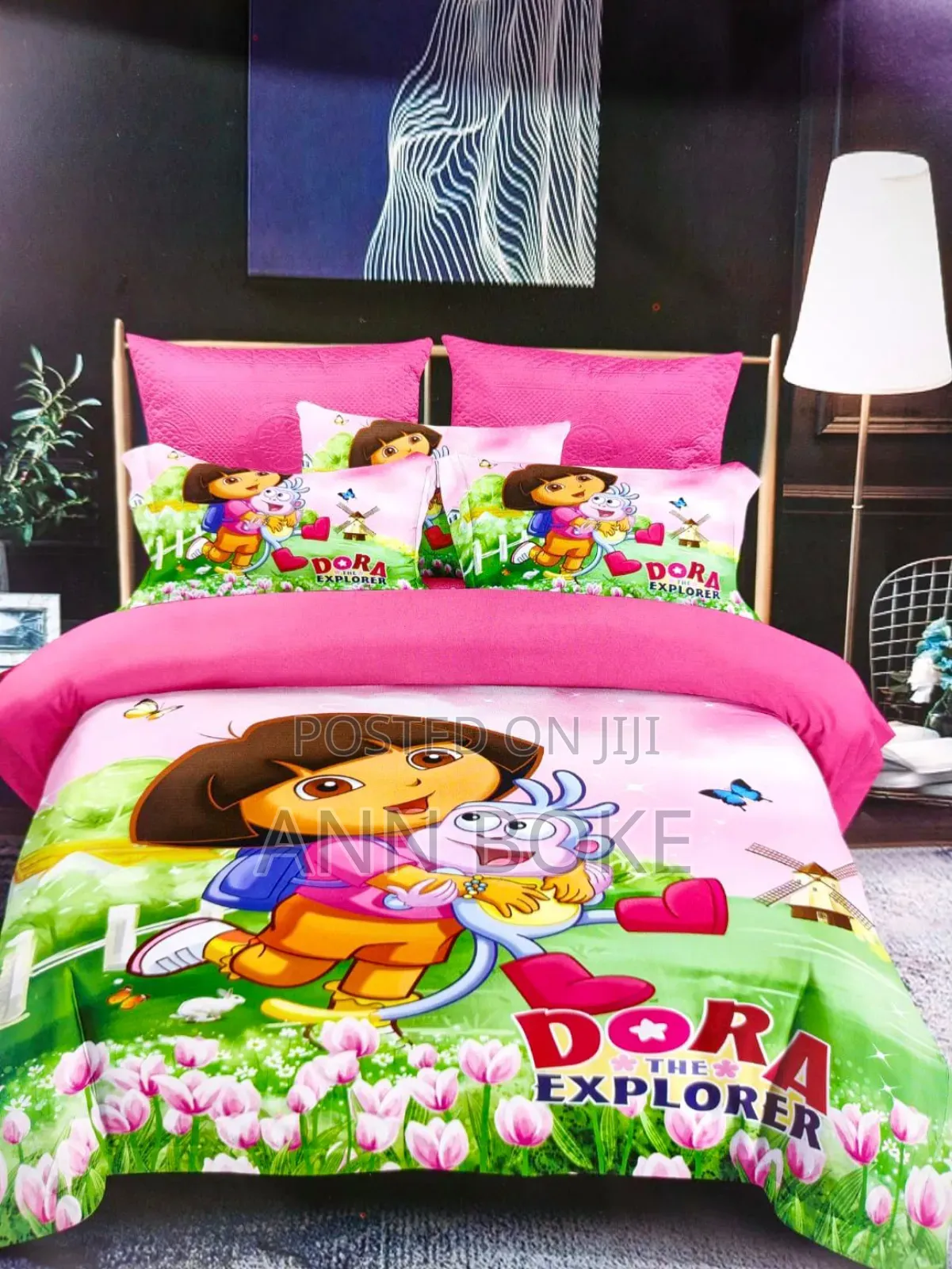 *Cartoon* Themed Duvet One Sheet One 
Pillowcases