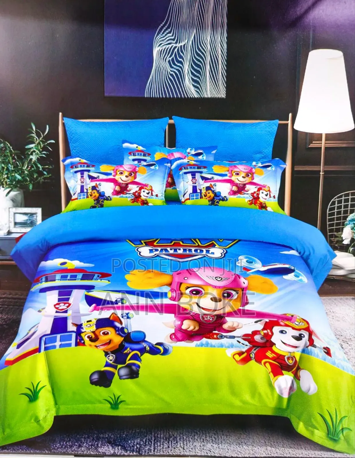 *Cartoon* Themed Duvet One Sheet One 
Pillowcases