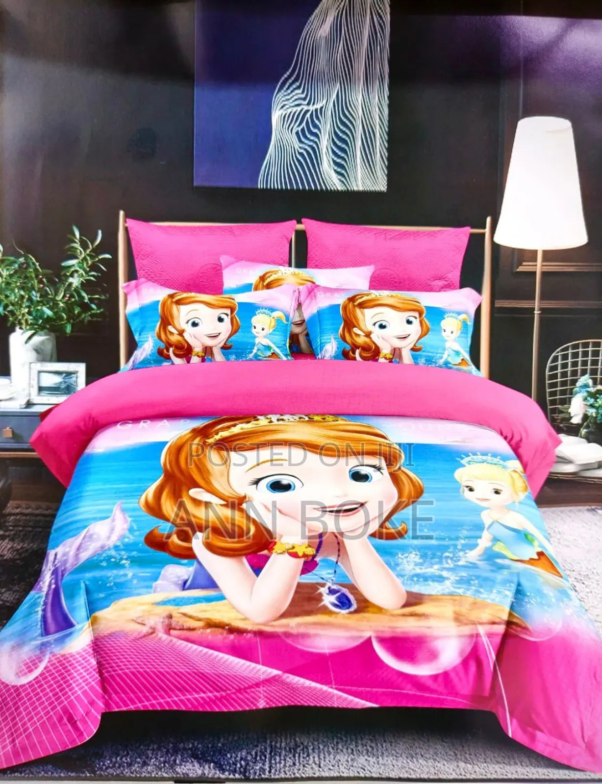 *Cartoon* Themed Duvet One Sheet One 
Pillowcases