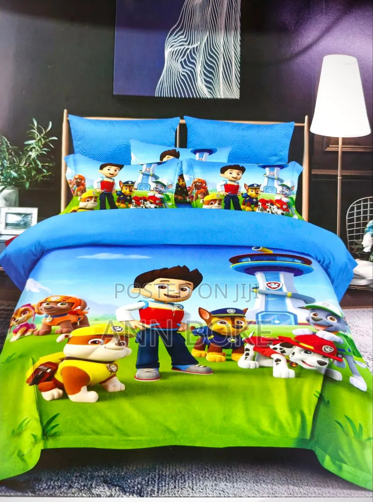 *Cartoon* Themed Duvet One Sheet One 
Pillowcases
