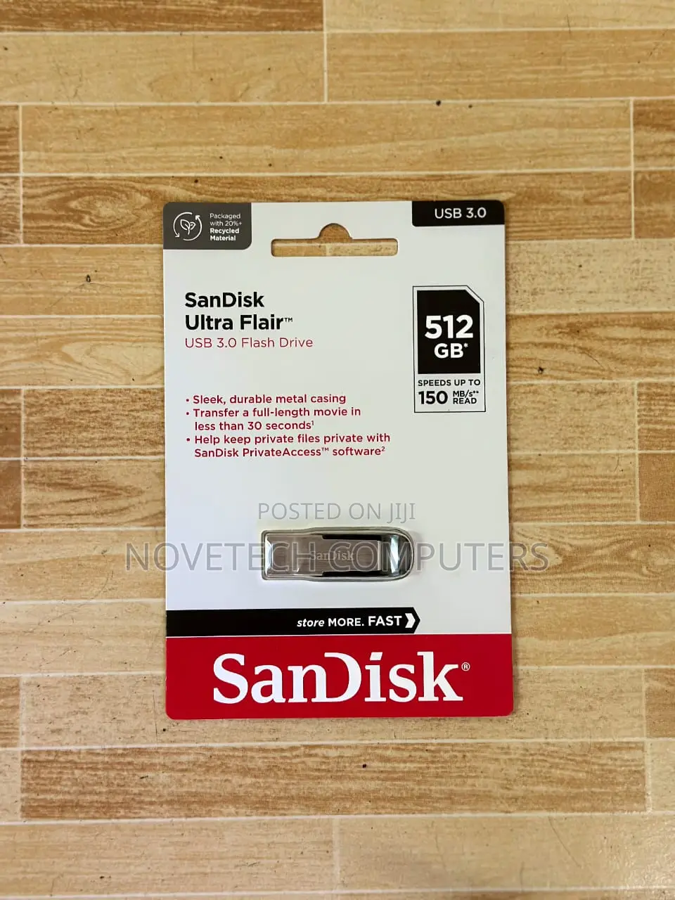 Sandisk Ultra Flair Usb 3.0 Flash Drive - 512gb