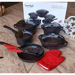 Signature 12pcs Die Cast Cookware Set