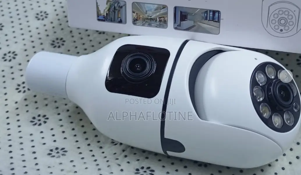 PTZ Bulb Wifi Camera Dual Lens