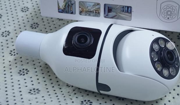 PTZ Bulb Wifi Camera Dual Lens