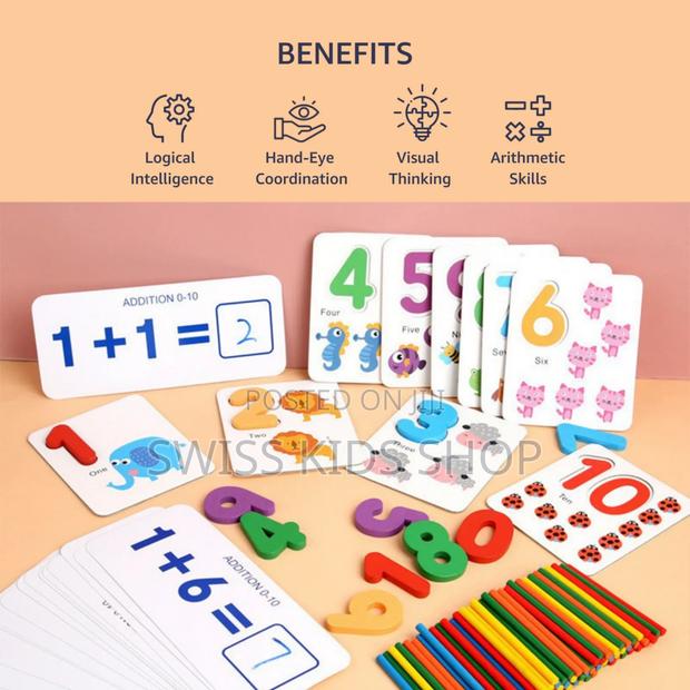 Mathematics Teaching Aid /Numbers / Early Educational Toys - thumbnail 2