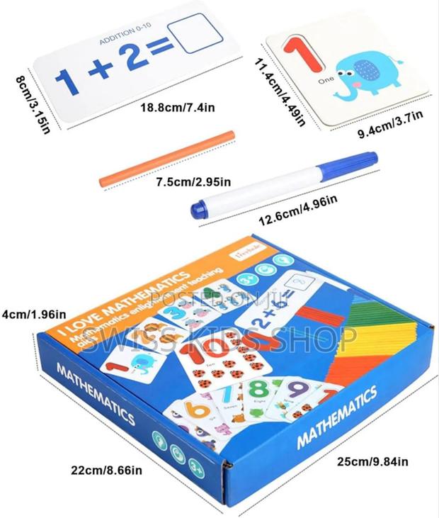 Mathematics Teaching Aid /Numbers / Early Educational Toys - thumbnail 3