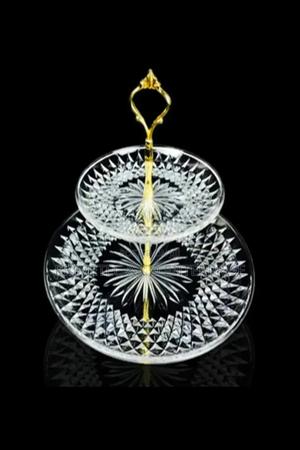 2 Tier Cake /Fruit/Snack Tray - thumbnail 2