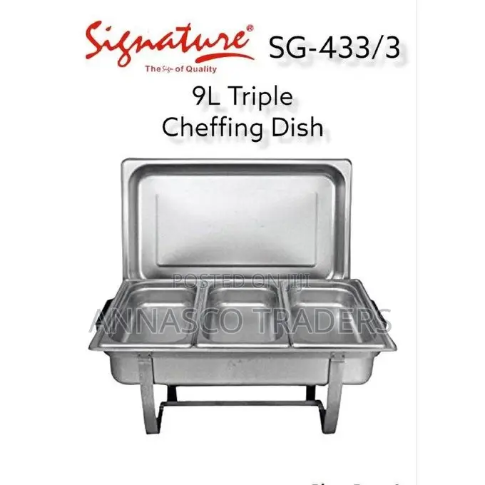 Signature 9 Ltr Triple Cheffing Dishes